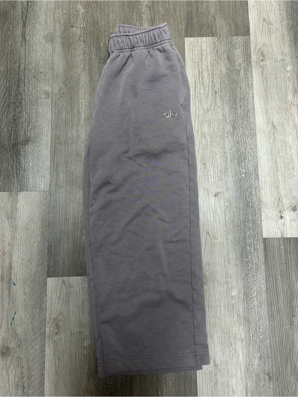 ALO wide leg sweatpants in purple haze
